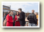 Richtfest des Neubaus in der Schachtstrasse 16 mit Bundesbauministerin Klara Geywitz am 01.03.2024.
